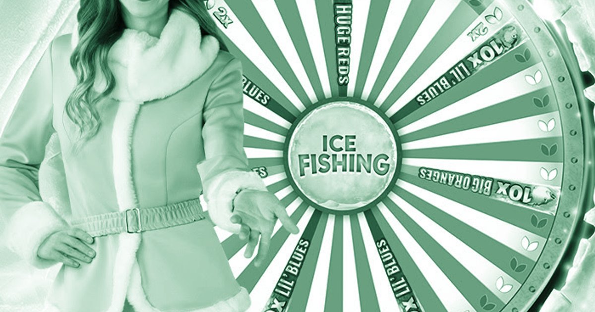 Ice Fishing Live von Evolution Gaming - Live Game Show mit arktischem Dekor