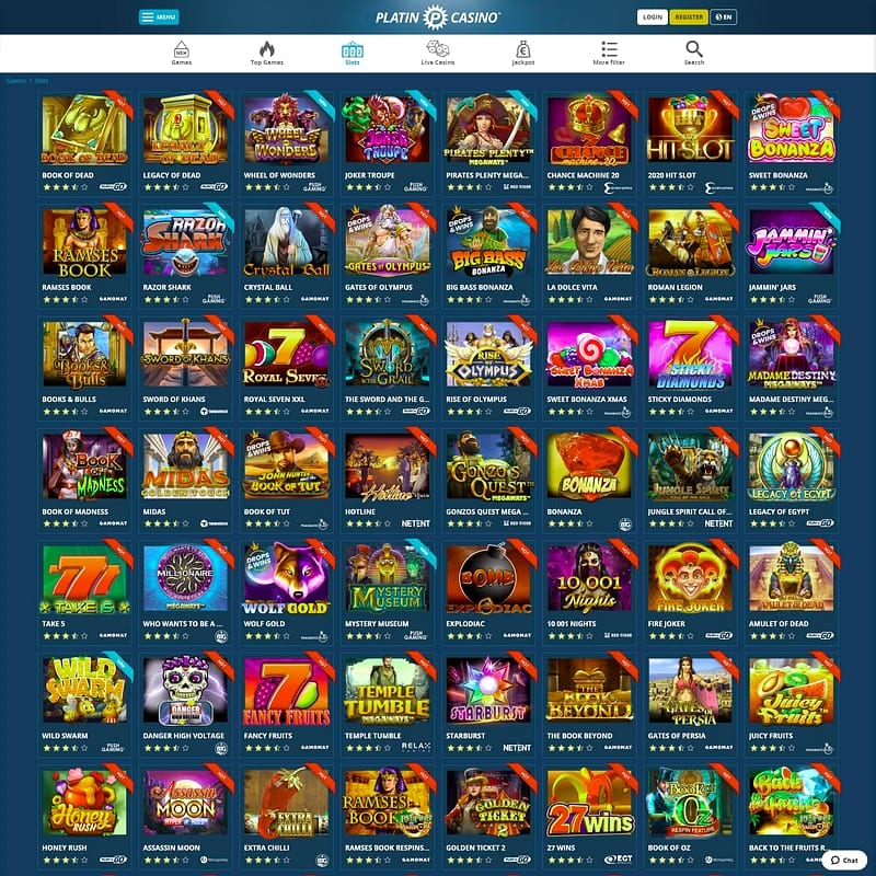 PlatinCasino Willkommensbonus – PlatinCasino Spielkatalog: Was steckt dahinter?