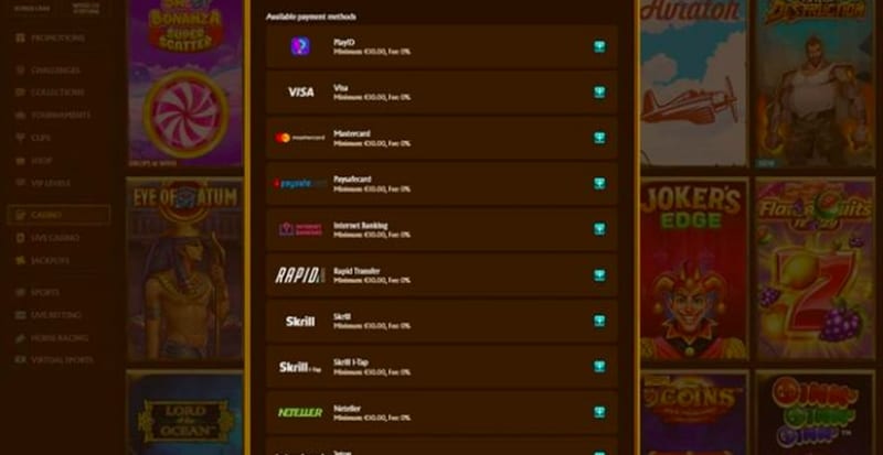 Amunra Betrug oder seriös? – Zahlungsmethoden